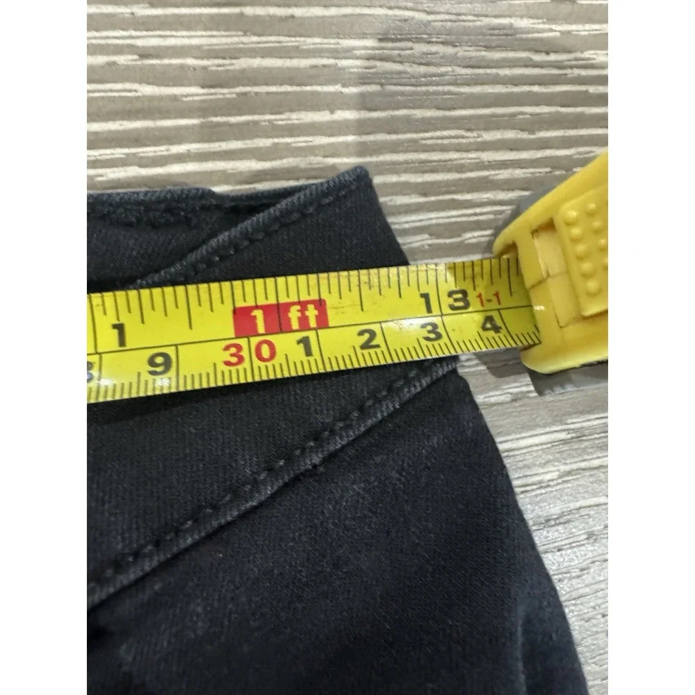 Free People Black Hi-Rise Jeans Size 27 Stretch Skinny Made in USA